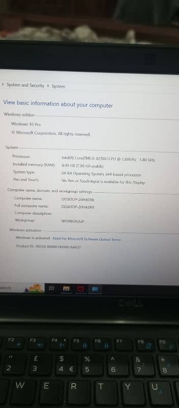 dell i5 8th generation 7390 3