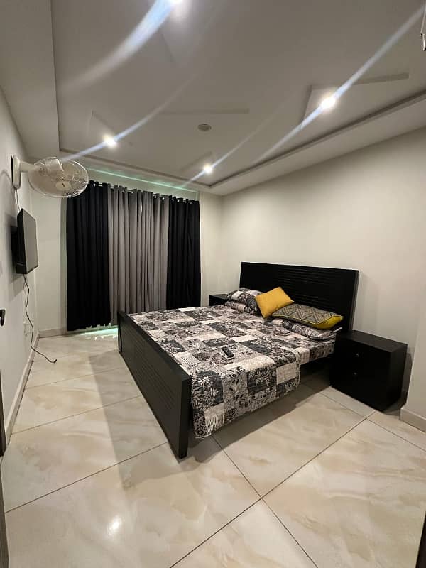 One Bed Fully furnished Luxury Apartment For sale in Bahria Town Lahore At Hot and Prime Location On Investor rate 0