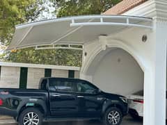 Wall mounted shade - Porch car park - Marquee shed - Canopy - Sunshade