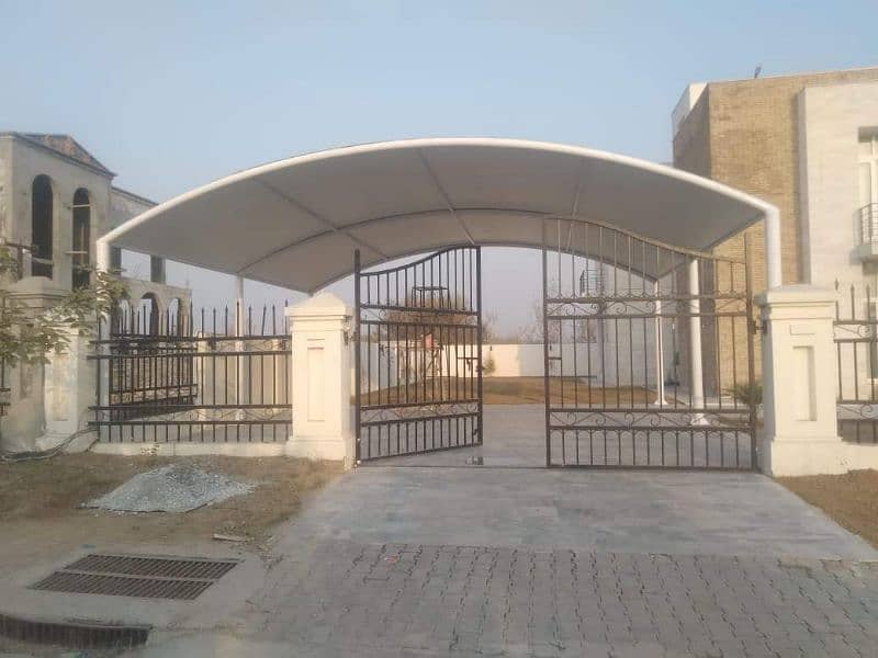Wall mounted shade - Porch car park - Marquee shed - Canopy - Sunshade 11