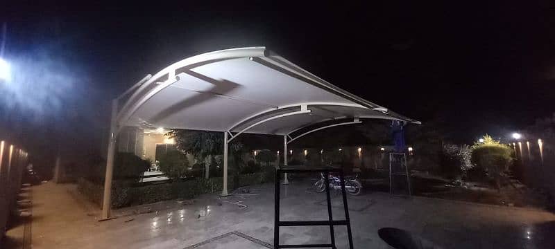 Wall mounted shade - Porch car park - Marquee shed - Canopy - Sunshade 14