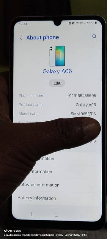 Samsung A06 compalit box urjant sell 3