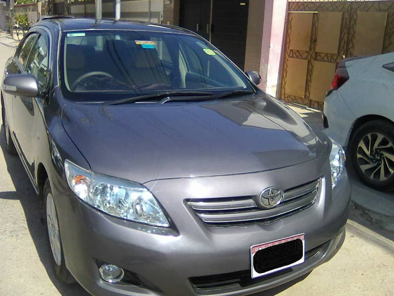 TOYOTA COROLLA GLi MODEL 2009 METALLIC GREY COLOUR BEHTREEN CONDITION 16