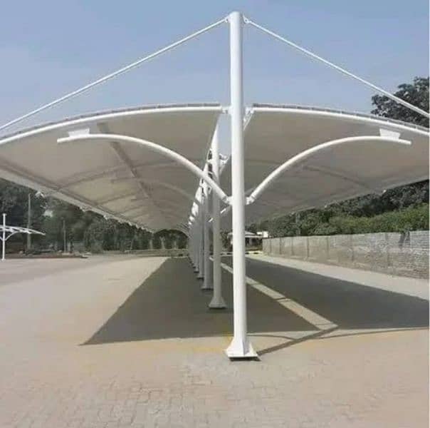 Modern tensile parking shed - Storage shed - Outdoor shade - Canopy 5