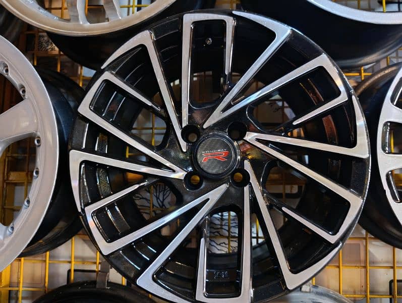 Imported Alloy Rim 12to15 size Alto,Mehran,Coure,belta,Liana etc. 1
