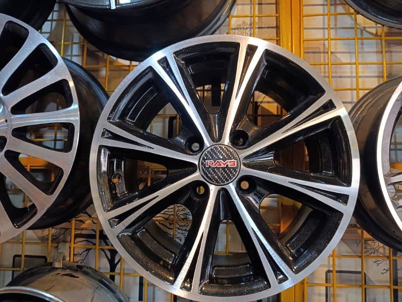 Imported Alloy Rim 12to15 size Alto,Mehran,Coure,belta,Liana etc. 7