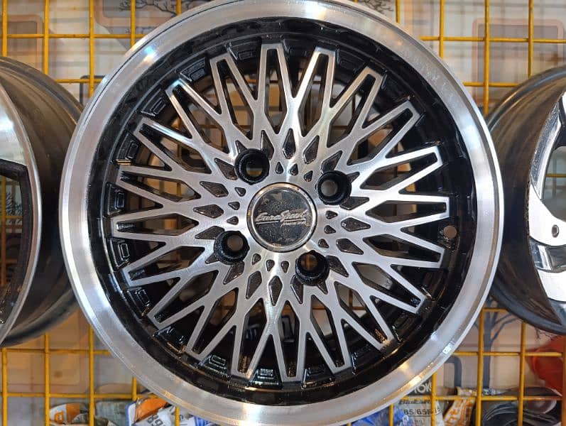 Imported Alloy Rim 12to15 size Alto,Mehran,Coure,belta,Liana etc. 8