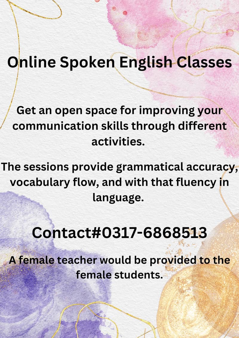 Learn Spoken English, English Tutor, Online session, Fluent English 1