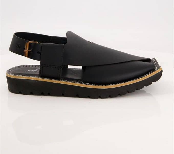 signature peshawari chappal black 3