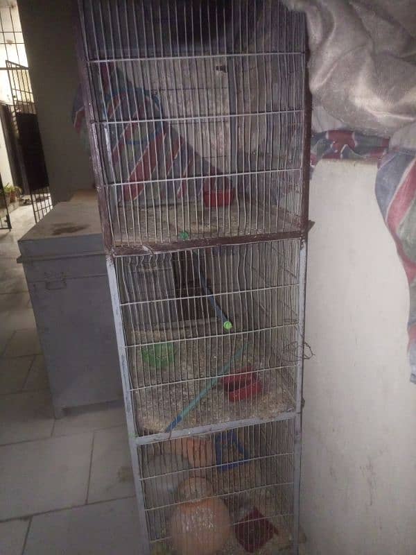 3 portion  Birds cage sale 2