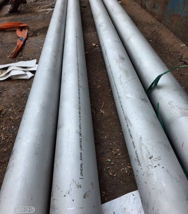 PVC Pipes Are Steel. Round 3" Inches 6 meter at 60/kg in Size 3" inches 0