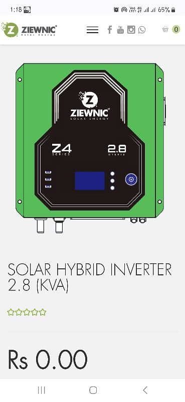 SOLAR HYBRID INVERTER 2.8 (KVA) 2