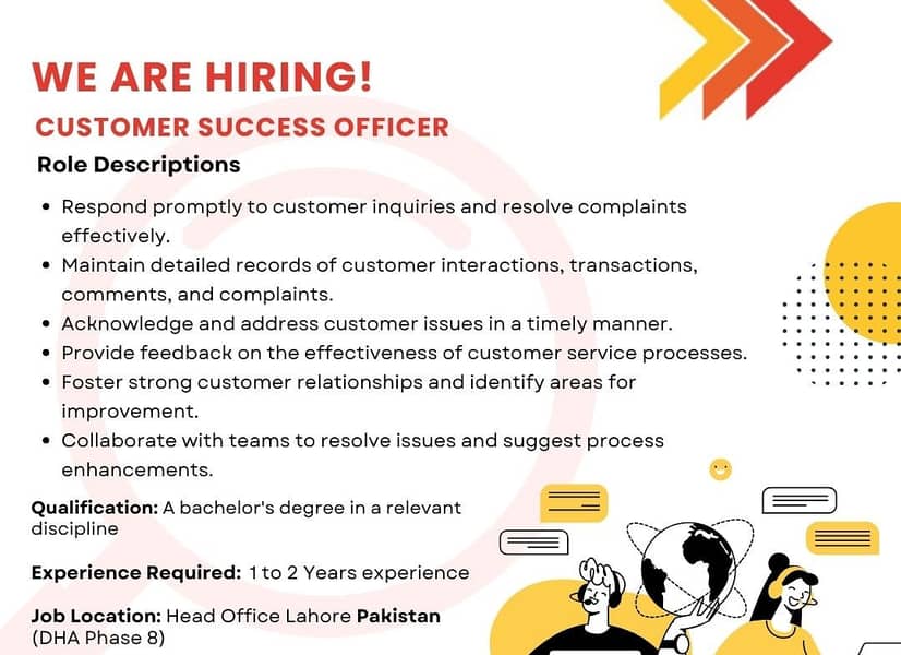 Customer Service Officer (Females Only) 0