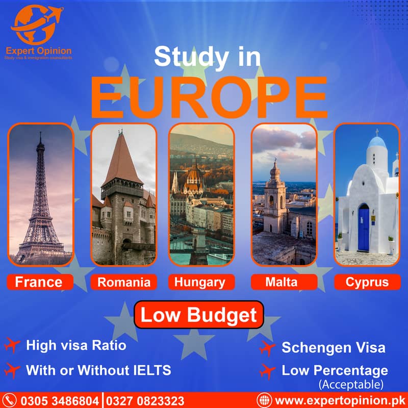 Study in Europe – Admissions Open for 2025! 0