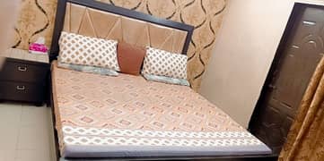 Wooden King size bed set for sell.