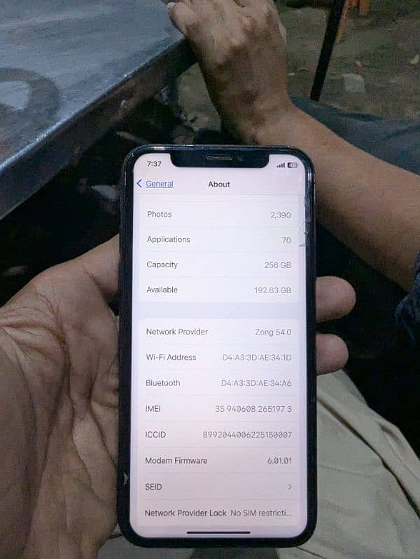 iphone X 256Gb PTA Approved 3