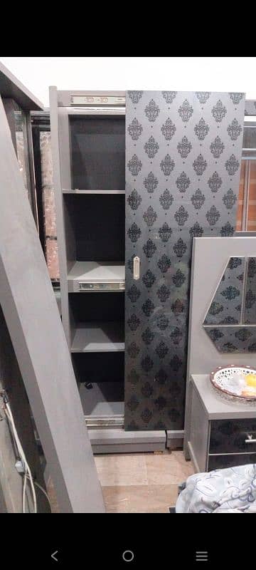 Bedroom set grey black 3