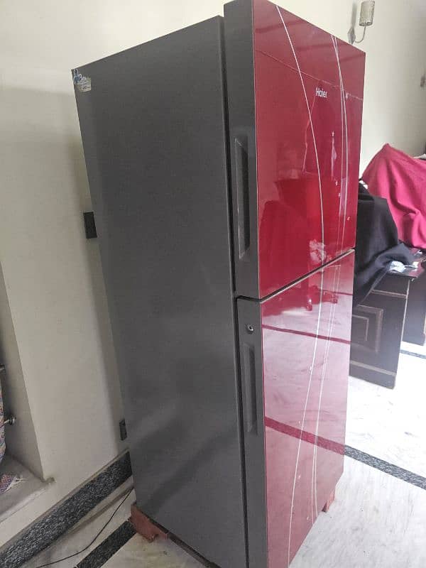 Glass Door Medium size Haier fridge | Excellent Good Condition 2