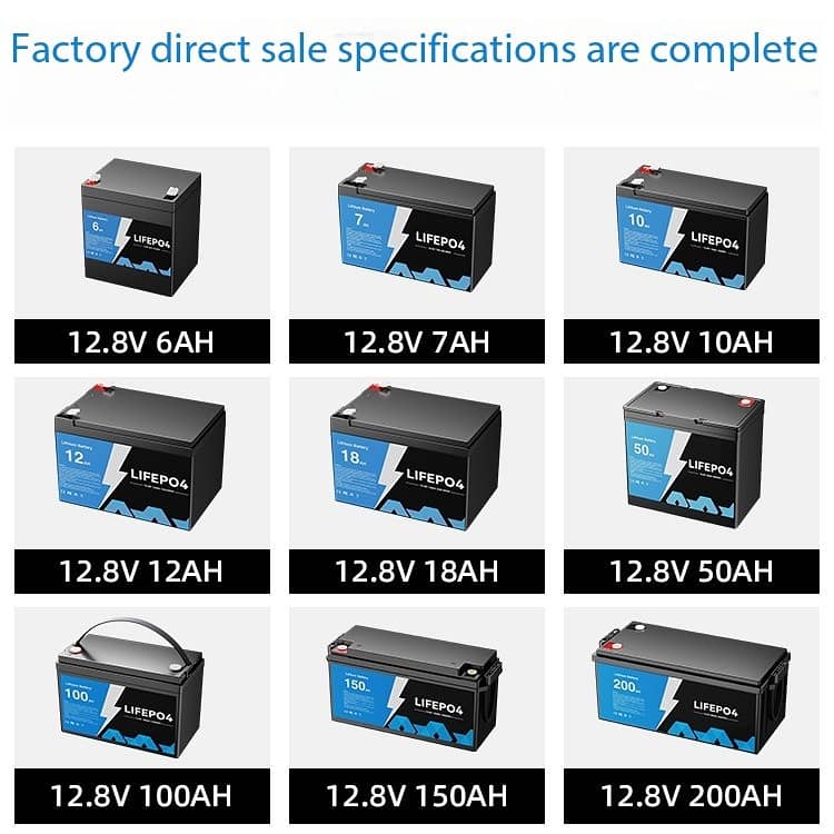 12V lead to lithium battery factory customized 50ah100ah solar energy 2