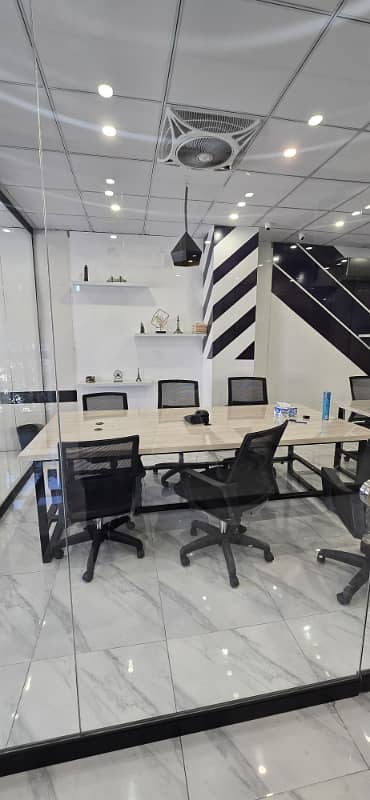 Furnished office for rent in gulberg 17