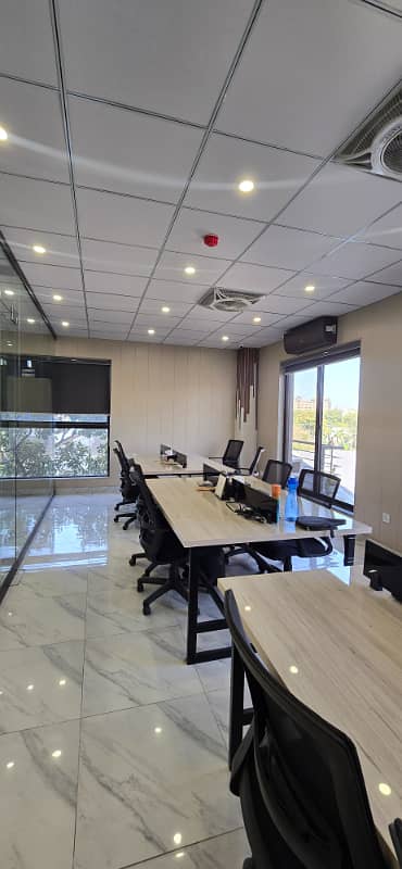 Furnished office for rent in gulberg 19