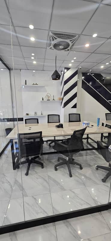 Furnished office for rent in gulberg 20