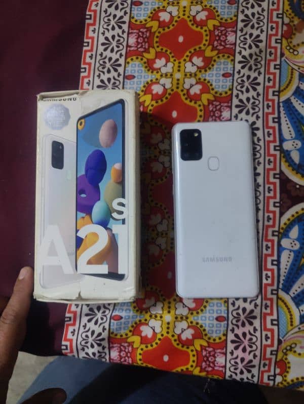 Samsung A21s 4gb 64gb with box 1