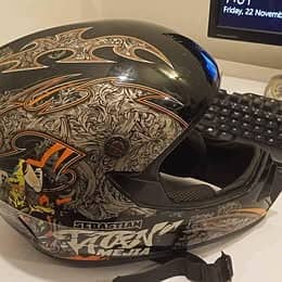 Senhil motorcross helmet medium size 0