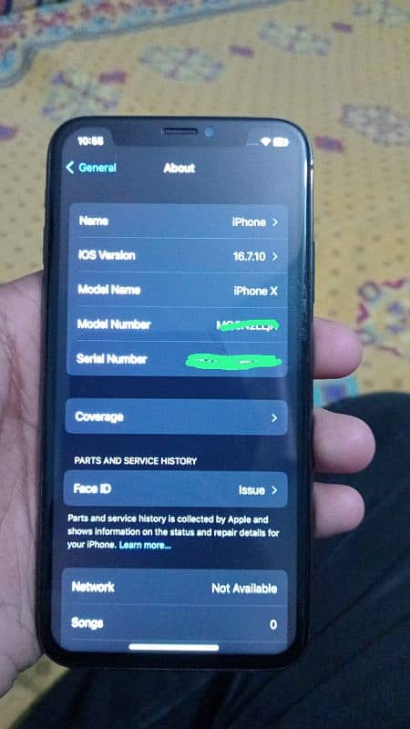 IPHONE X (256 GB) PTA APPROVED 6