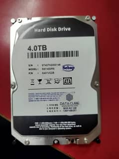 Hard Disk Drive 4TB