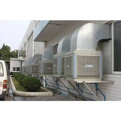 Duct Cooler, evaporative ducting, for factory/Godown/Masjid