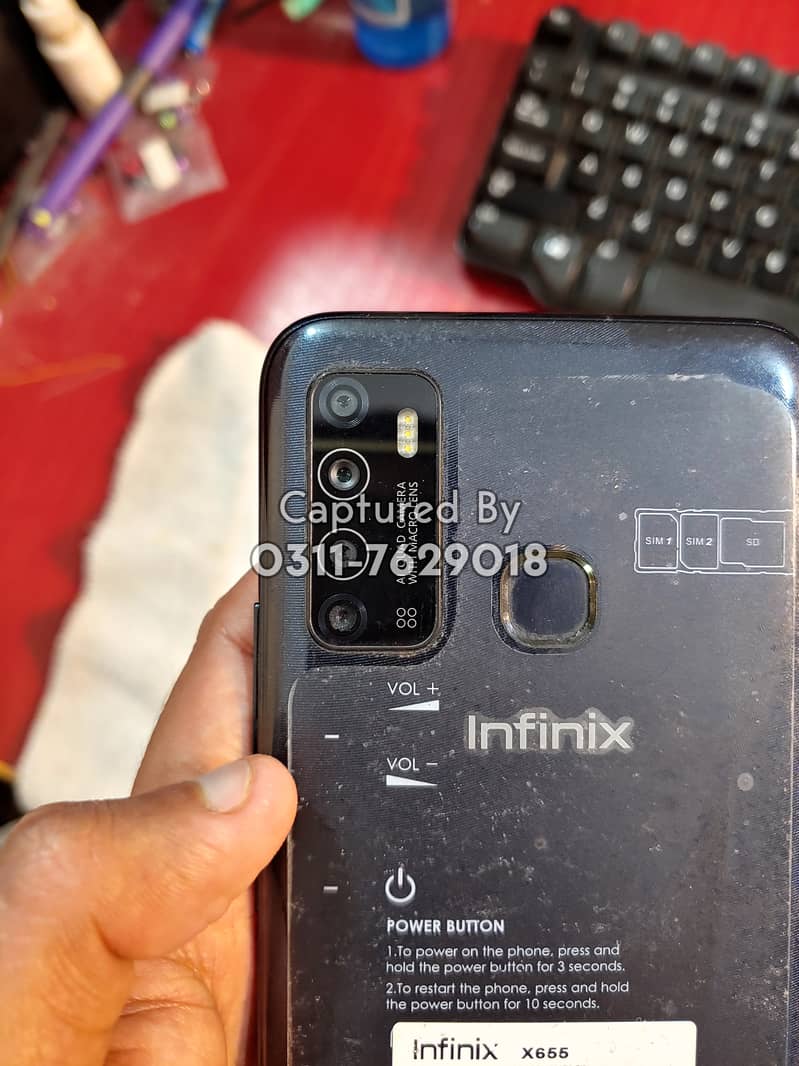 Infinix Hot 9 3/32 5000mah Dual Sim PTA - Without Box Charger - 10/10 4