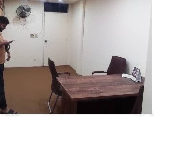 Fully Furnished Area 230 Square Feet Office Available For Rent Real Pictures In Main Boulevard Road Gulberg 3 4