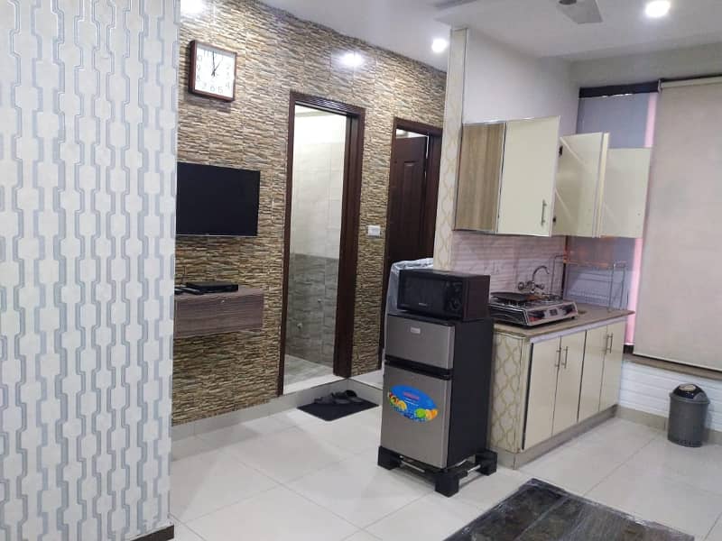 1 Bed Furnished Apartment Available For Rent On Best Location AA Block Bahria Town Lahore 6