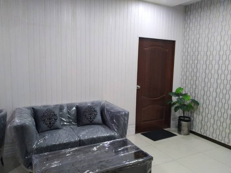 1 Bed Furnished Apartment Available For Rent On Best Location AA Block Bahria Town Lahore 7