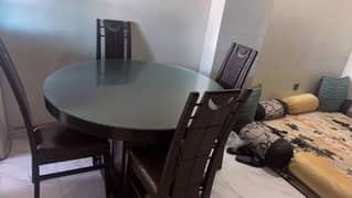 selling dining table pure wood in reasonable price