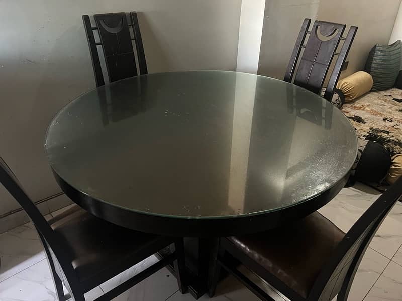 selling dining table pure wood in reasonable price 1