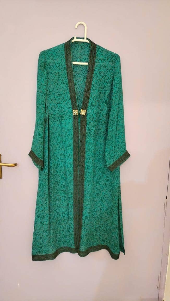 Beautiful Bottle Green Gown 0