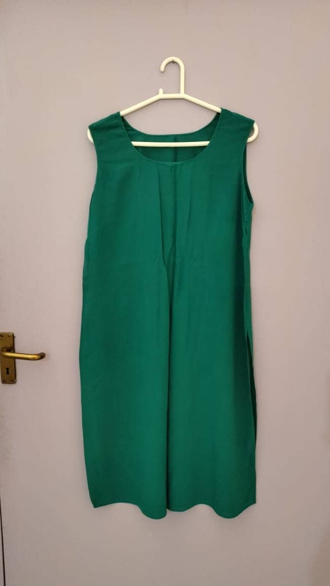 Beautiful Bottle Green Gown 1