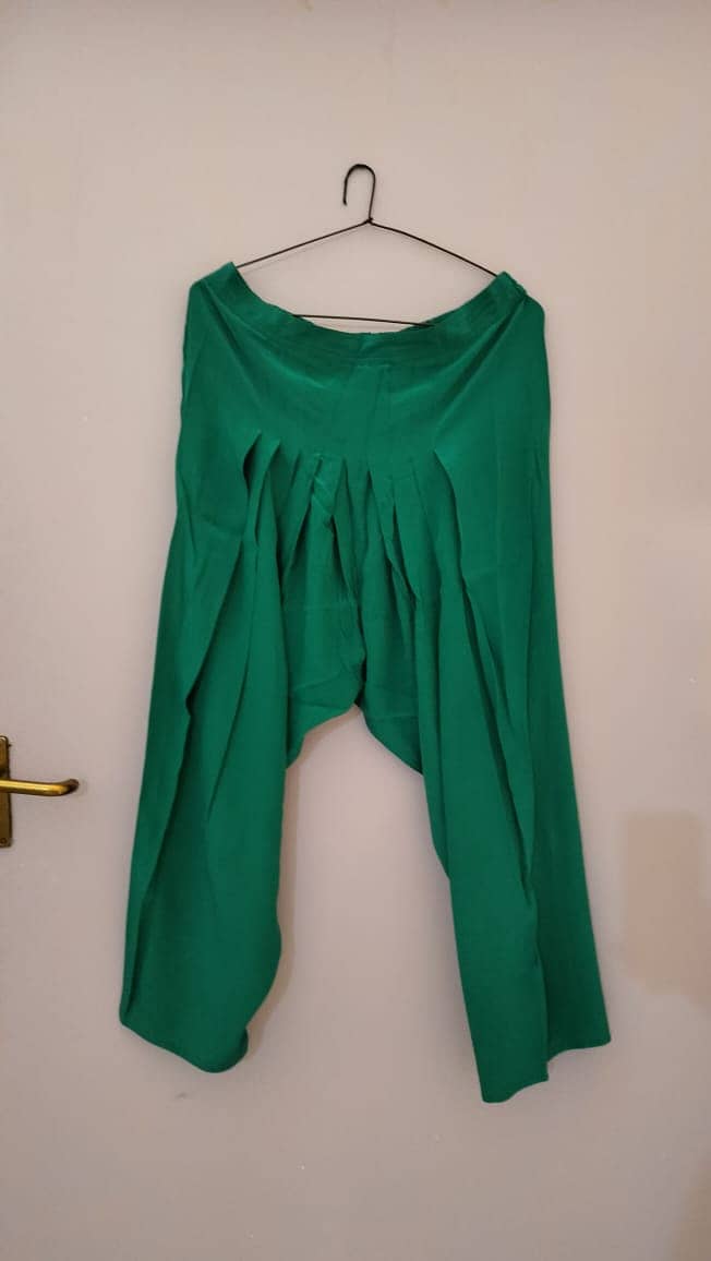 Beautiful Bottle Green Gown 2