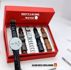 Gents 5 in 1 watch on wholesome ratw. home delivery available