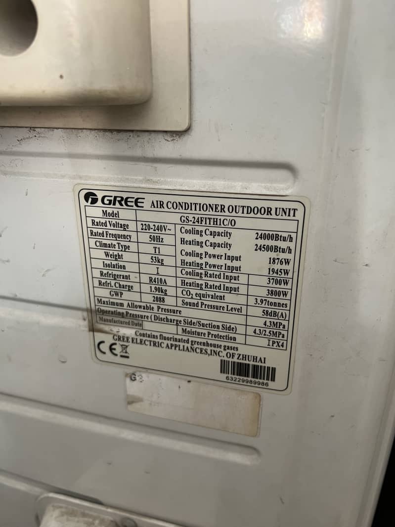 GREE Split AC 2 TON Fairy (Inverter) Heat and Cool 1