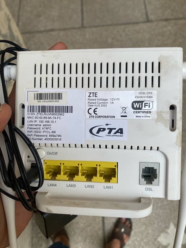 PTCL Original Routet  Just like new 1