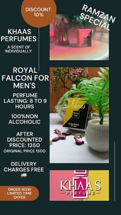 Royal Falcon — Non-Alcoholic Perfume for Men | Free Delivery