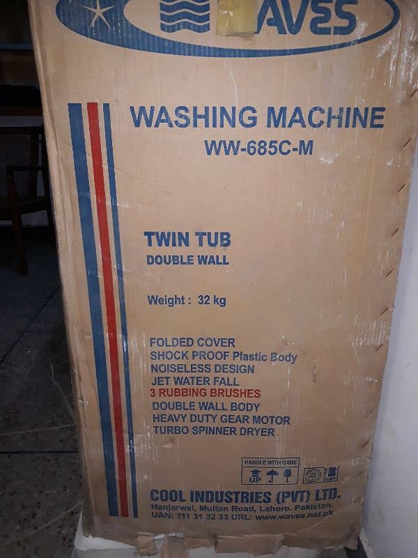 WAVES Twin Tub Double Wall 8.5 KG 2