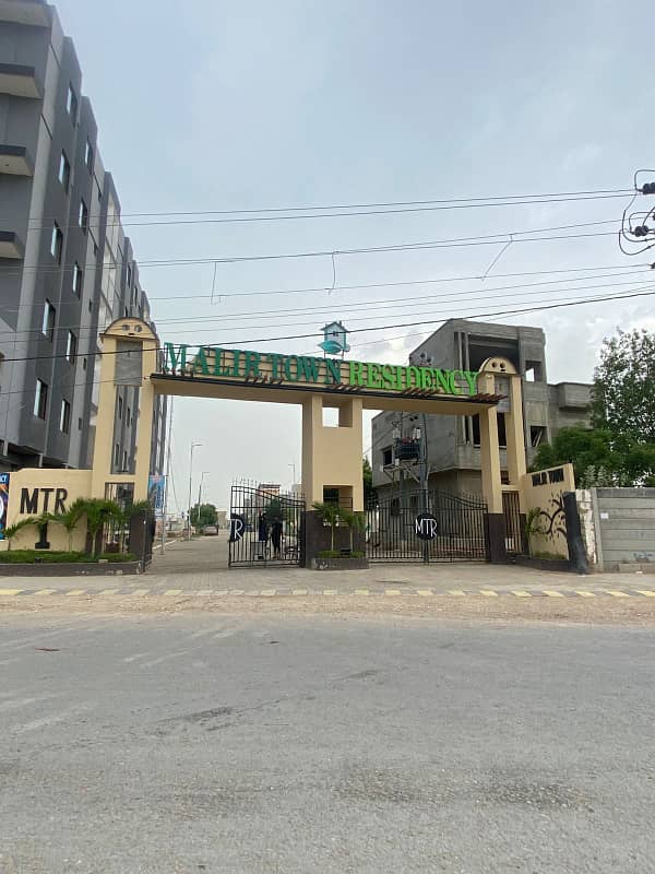 Malir town residency 120 sq yd plot 0