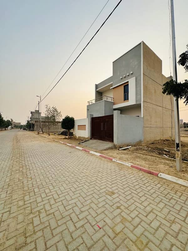 Malir town residency 120 sq yd plot 9