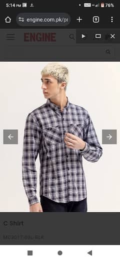 Engine casual shirts brand new