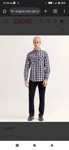 Engine casual shirts brand new