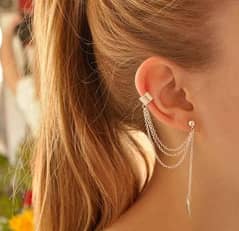 Trendy Silver Earcuffs